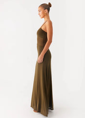 Starfall Maxi Dress - Khaki