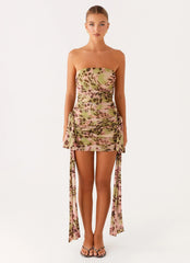 Georgie Mini Dress - Swirl Leo