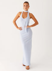 Eddie Knit Maxi Dress - Blue