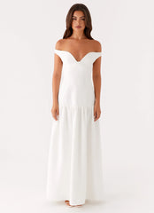 Basel Maxi Dress - White