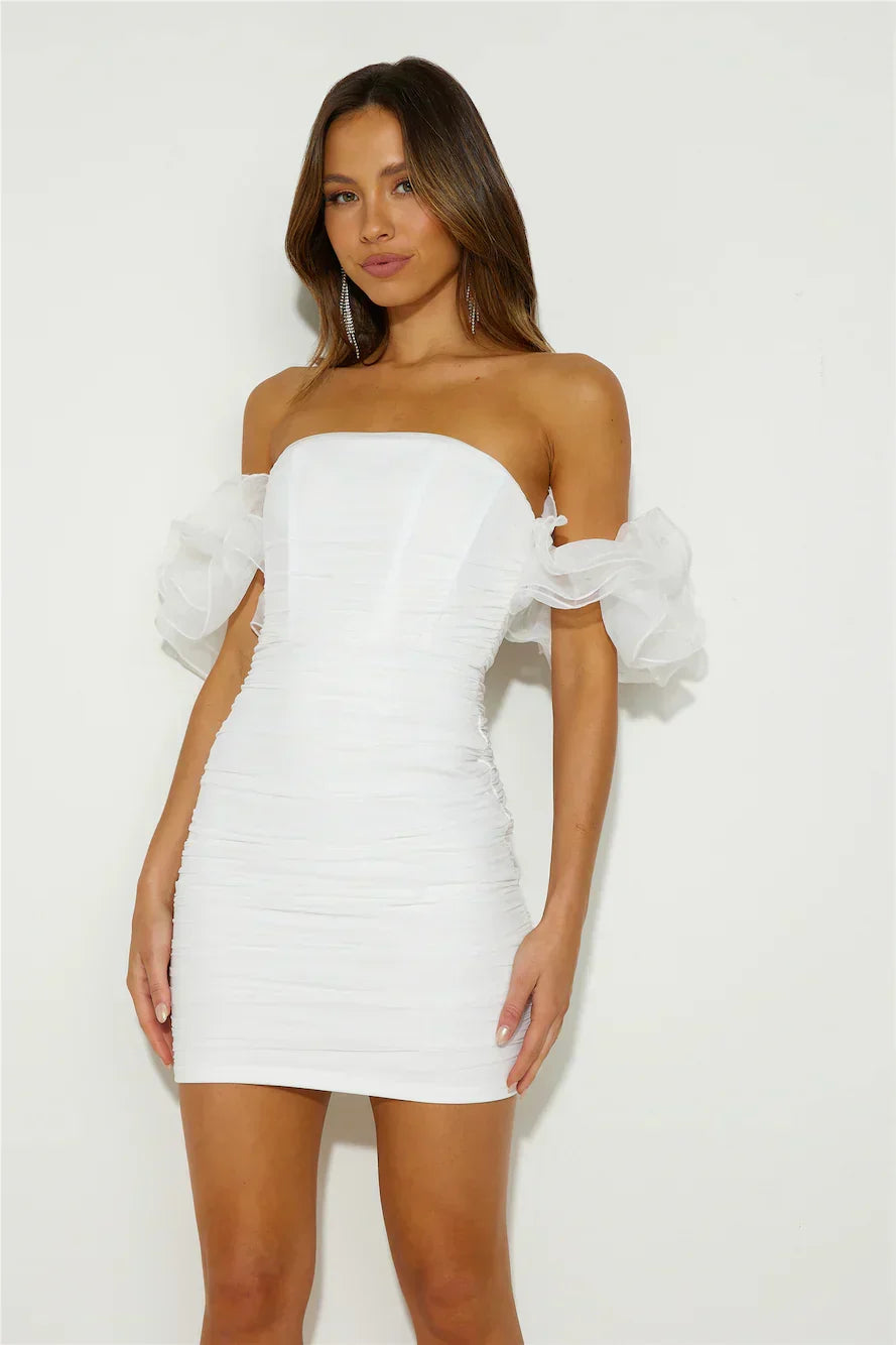 Stardust Muse Dream Walker White Mini Dress