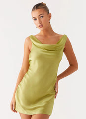 Tiegan Mini Dress - Lime