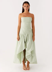Misa Bubble Maxi Dress - Mint