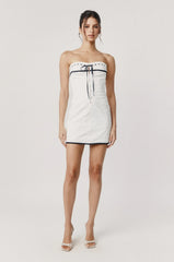 Sabrin Dress | White Embroidery