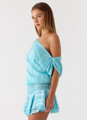 Lowey Mini Dress - Pale Blue